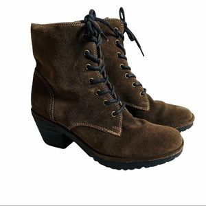 Fly London Woke Suede Zip-Up Boot